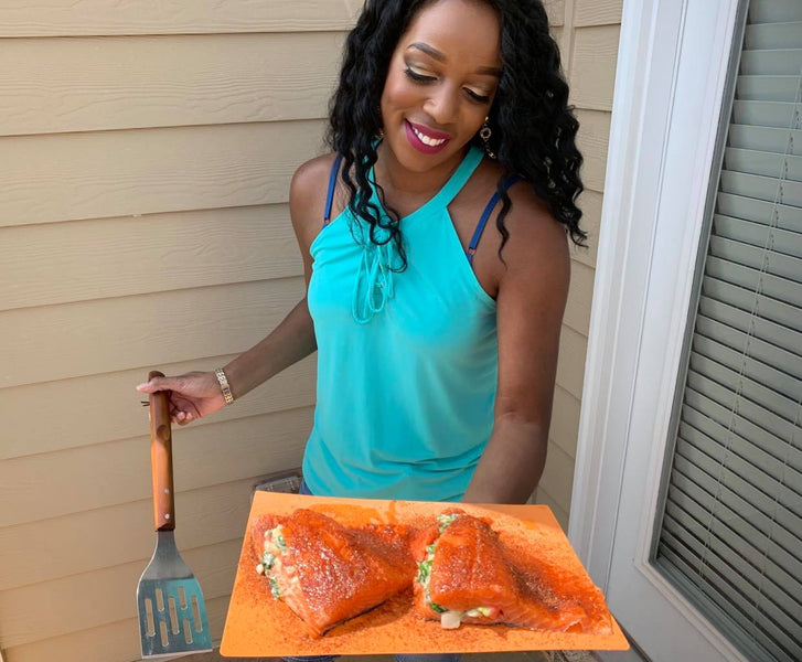 Shonta's Grilled Mediterranean Salmon